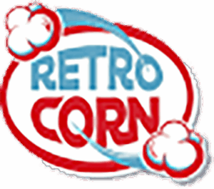 retro corn logo